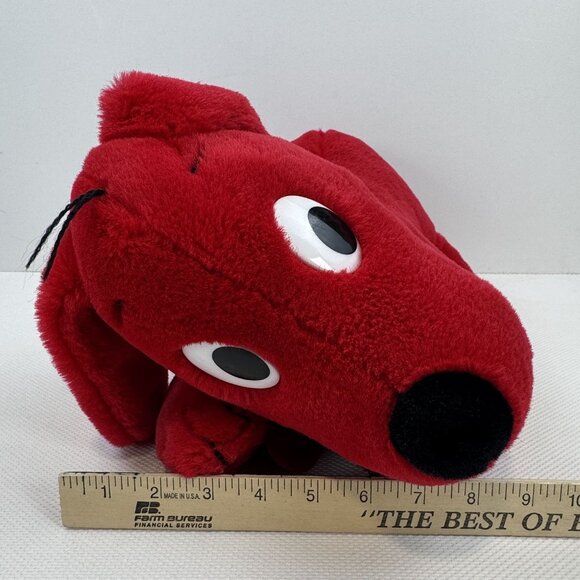 Vintage Clifford The Big Red Dog Plush 1990 Norman Bridwell Dakin 13" Soft Toy - Picture 12 of 16
